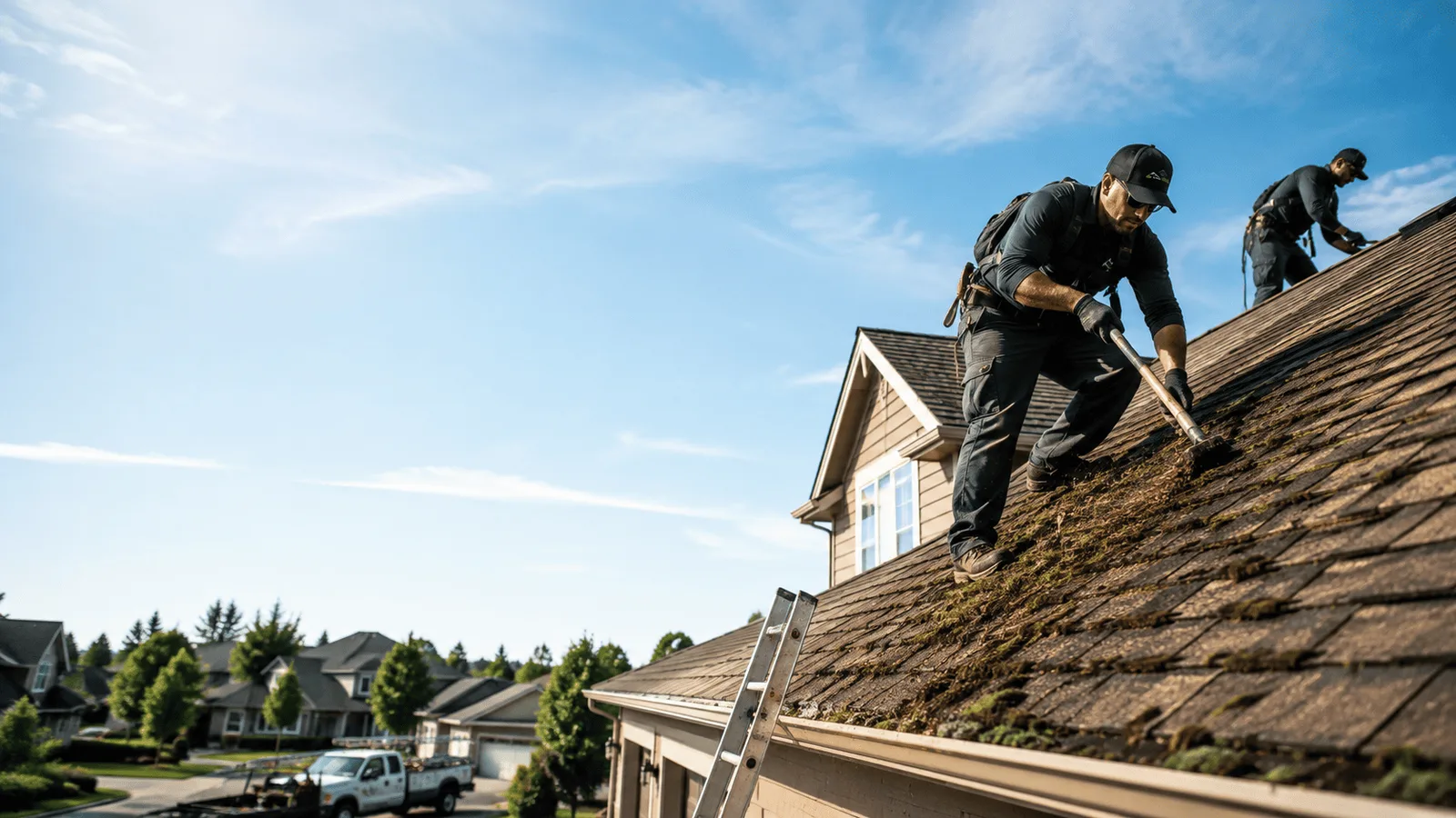 Roof Moss Removal in Senecaville, OH near me